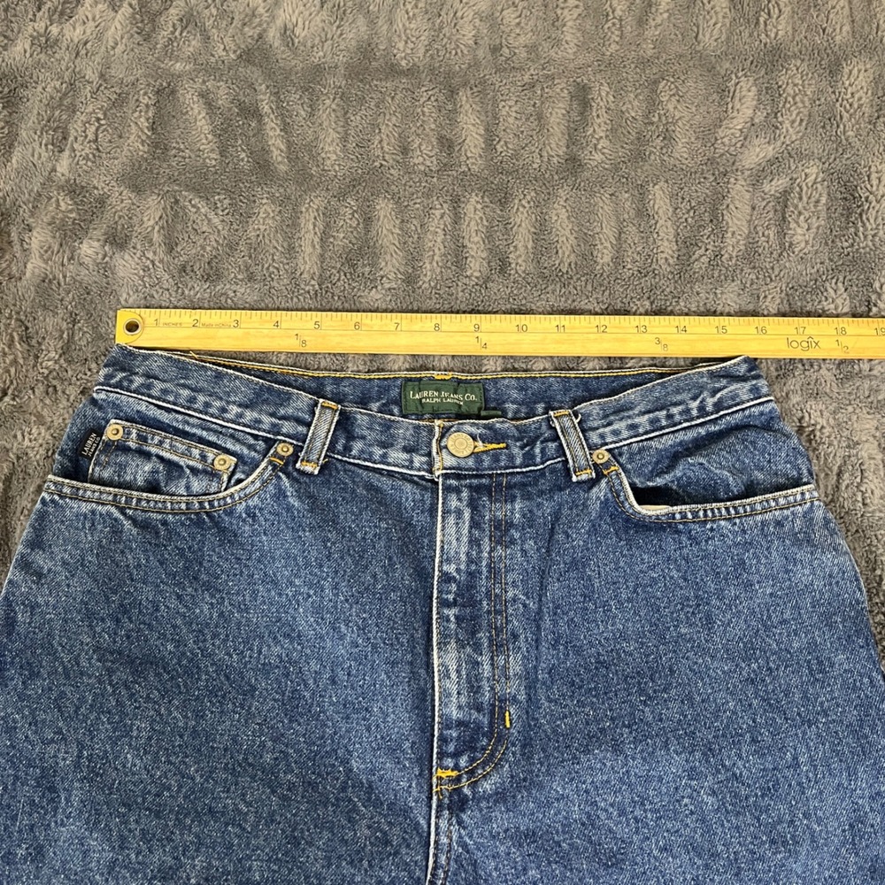 Lauren Jeans Co Ralph Lauren Womens Size 12 Medium Wash Bootcut Denim Jeans - Picture 4 of 8